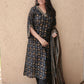 Maheshwari Silk Ajrakh 2 pc set (Kurta & Dupatta)