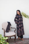 Black Ajrakh Pichwai Handblock Kurta Set of 3