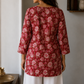 Saanjh Hand Block Print Cotton Short Kurta