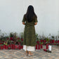 Angrakha Ajrakh green kurta