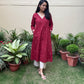Avantika Handloom Cotton A-line kurta Pant