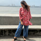 Saanjh Hand Block Print Cotton Short Kurta