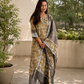 Aswi Cotton Linen Kurta Set