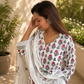 Indira Gulbahaar Cotton Linen Kurta Set
