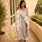 Indira Gulbahaar Cotton Linen Kurta Set
