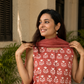 Tapas Hand Block Print Cotton Kurta Dupatta Set