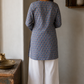 Santosha Hand Block Print Cotton Short Top