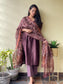 Vandana Gota work Chanderi silk suit with patola dupatta