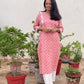 Cotton Handblock printed Kurta