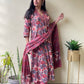 Cotton A-line Kurta Set