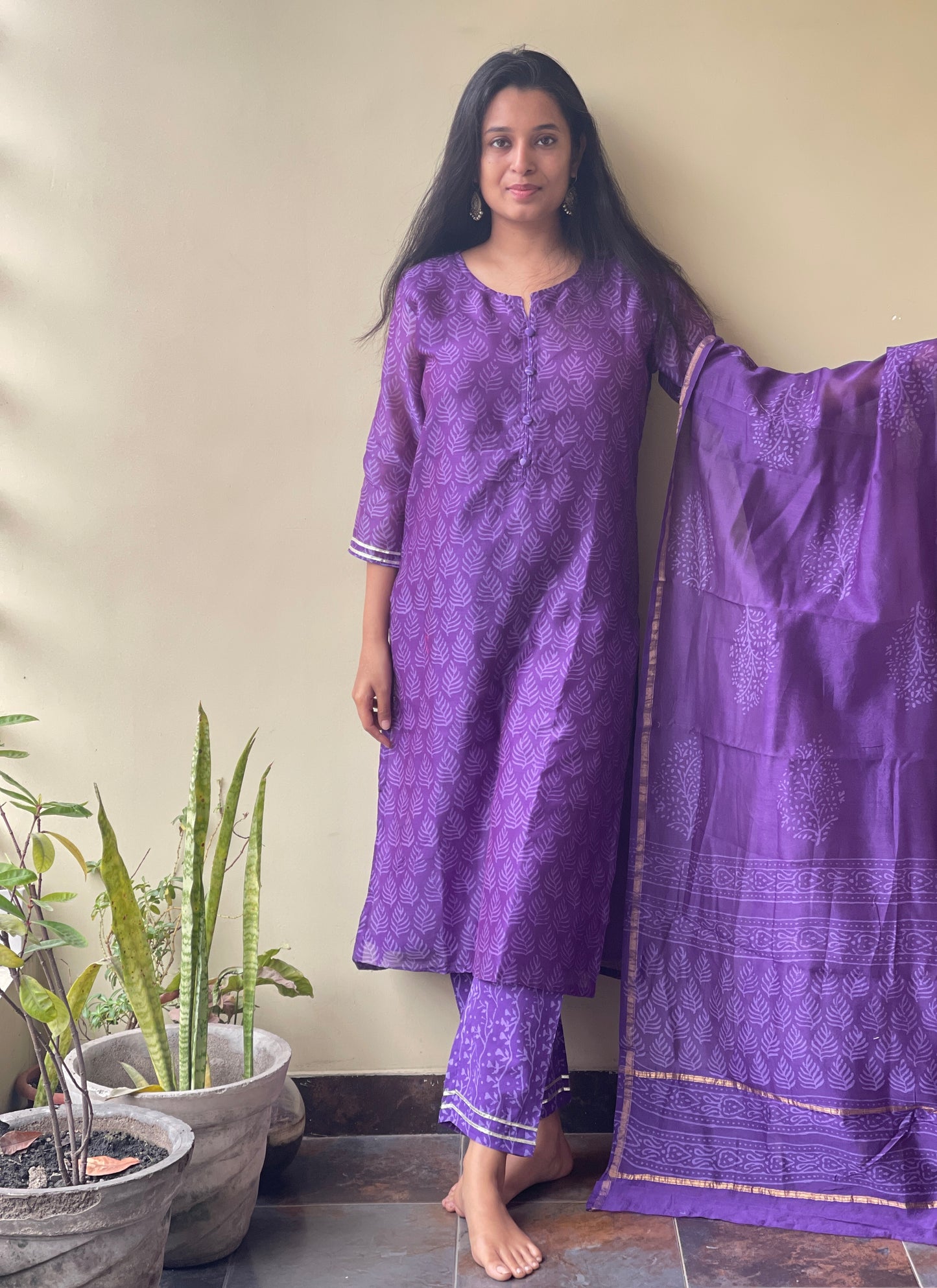 Sitara Chanderi silk traditional Suit Set