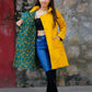 Rukhsana Cotton Quilted Reversable Long Jacket.