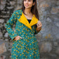 Rukhsana Cotton Quilted Reversable Long Jacket.