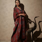 Ajrakh Modal Free-size Kaftan Red Dress