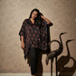 Ajrakh Modal Free-size Kaftan Black