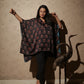 Ajrakh Modal Free-size Kaftan Black