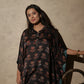 Ajrakh Modal Free-size Kaftan Black