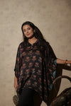 Ajrakh Modal Free-size Kaftan Black
