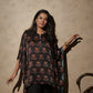 Ajrakh Modal Free-size Kaftan Black