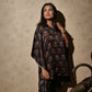 Ajrakh Modal Free-size Kaftan Black
