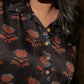 Ajrakh Modal Free-size Kaftan Black