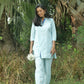 Frosted Cotton Chevron Coord Set - Handloom