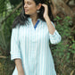Frosted Cotton Chevron Coord Set - Handloom
