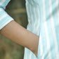 Frosted Cotton Chevron Coord Set - Handloom