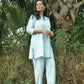 Frosted Cotton Chevron Coord Set - Handloom