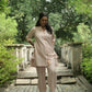 Ribbon Cotton Chevron Coord Set ~ Handloom