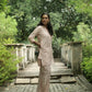 Ribbon Cotton Chevron Coord Set ~ Handloom
