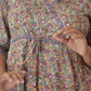 Cotton HandBlock Printed Bagh Dress - Beige
