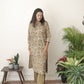 Cotton Vanaspati Mud Kurta Set