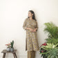 Cotton Vanaspati Mud Kurta Set