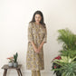 Cotton Vanaspati Mud Kurta Set