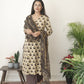 Cotton Vanaspati Mud Kurta Set