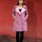 Abira Cotton Quilted Reversable Long Jacket.