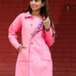 Abira Cotton Quilted Reversable Long Jacket.