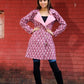 Abira Cotton Quilted Reversable Long Jacket.