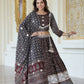 Vandana handblock printed cotton lehenga