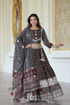 Vandana handblock printed cotton lehenga