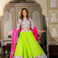 Ananya handblock printed cotton lehenga