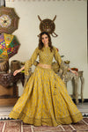 Srini handblock printed cotton lehenga