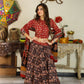 handblock printed cotton lehenga