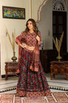 Malini printed cotton lehenga