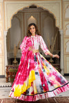 Anira printed cotton lehenga
