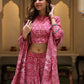 Raisha printed cotton lehenga