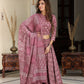 Jhilmil printed cotton lehenga