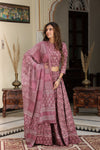Jhilmil printed cotton lehenga