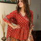 Kaveri  handblock printed cotton lehenga